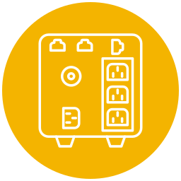 ononderbroken stroomvoorziening icoon