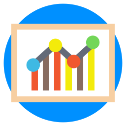 Growth chart icon