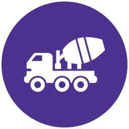 concrete mixer icon