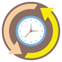 Around the clock icon