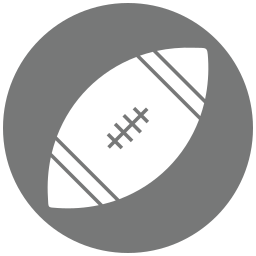 Rugby ball icon