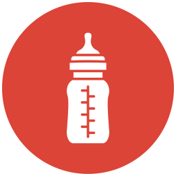 Baby bottle icon