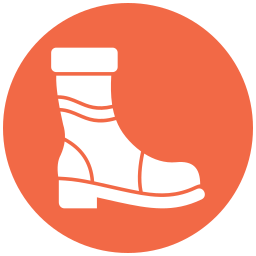 Fishing boots icon