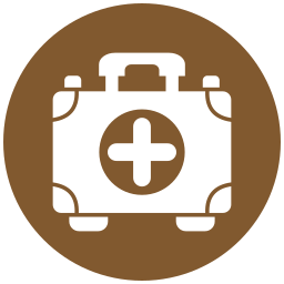 First aid kit icon