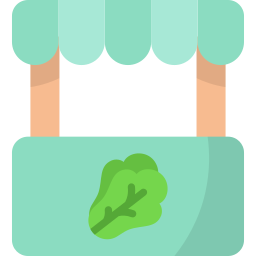 stand de nourriture Icône