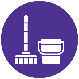 Floor mop icon