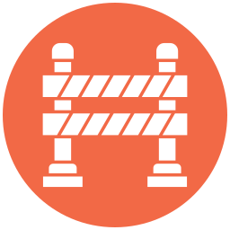 Road Barrier icon