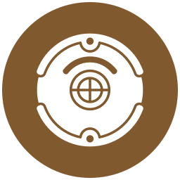 Robot vacuum cleaner icon