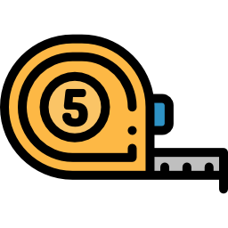 Measuring tape icon