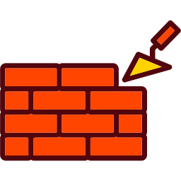 Brick wall icon