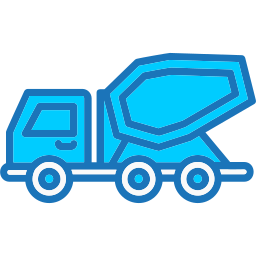 Concrete truck icon