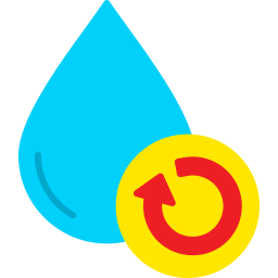 wasser recyceln icon