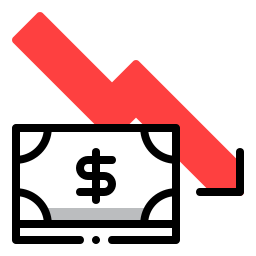 Deflation icon