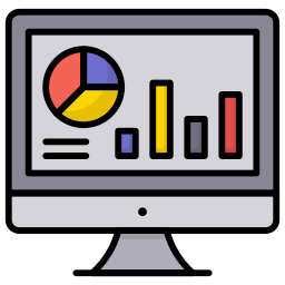 Online graph icon