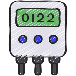 Electric meter icon