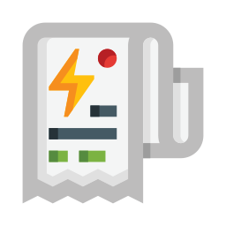 Electricity bill icon