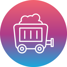 Mining cart icon