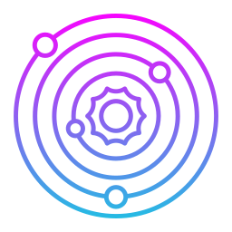 système solaire Icône