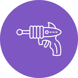 Space gun icon