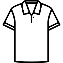 katoenen poloshirt icoon