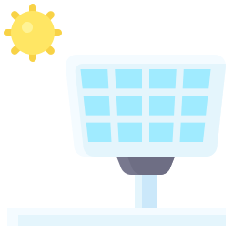 Solar panel icon