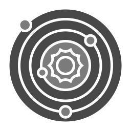 système solaire Icône