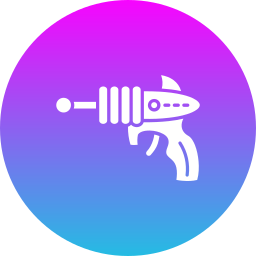 Space gun icon