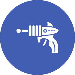 Space gun icon