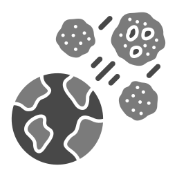 pluie de météorites Icône