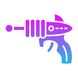 Space gun icon