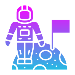 Moon landing icon