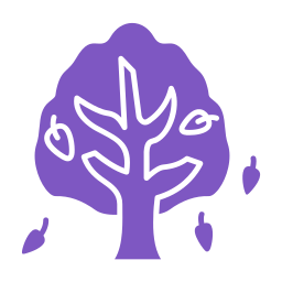 Autumn tree icon