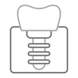 Dental implant icon