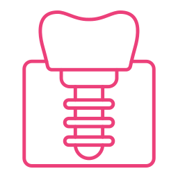 Dental implant icon