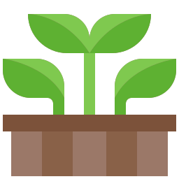 Raised bed icon