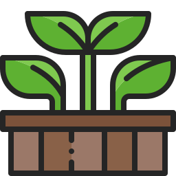 Raised bed icon