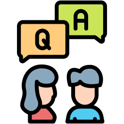 Question and answer icon