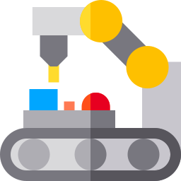 Robot arm icon