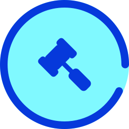 gesetzlicher hammer icon