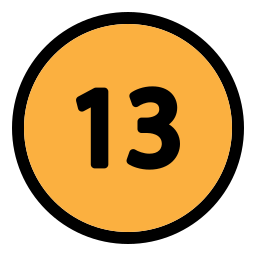 Thirteen icon