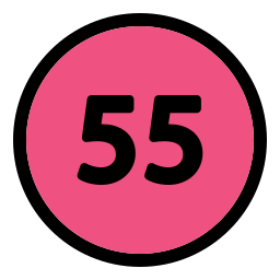 Fifty five icon