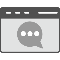 Web chat icon