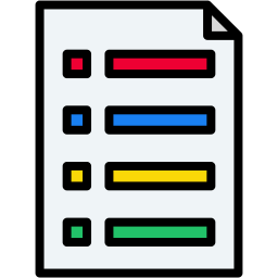 Shopping list icon