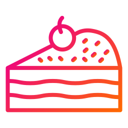 Cake piece icon