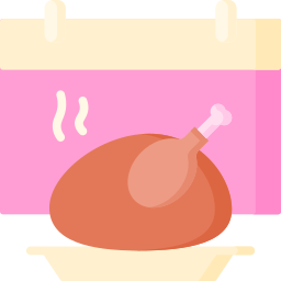 Roasted turkey icon