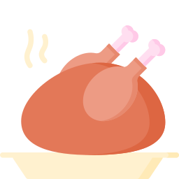 Roasted chicken icon