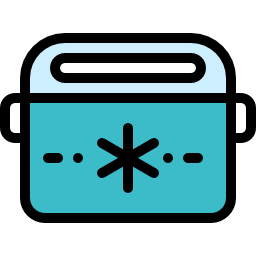 Portable fridge icon