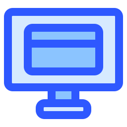 Online payment icon