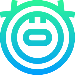 Robot vacuum cleaner icon