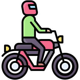 自転車に乗る icon